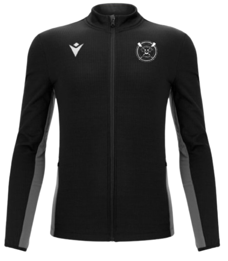 Macron Veste technique record noire avec logo floqué | Image 1