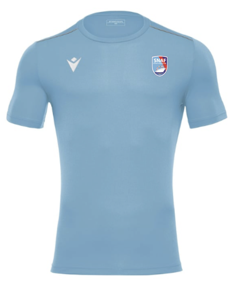 Macron Maillot entrainement rigel hero bleu ciel avec écusson | Image 1