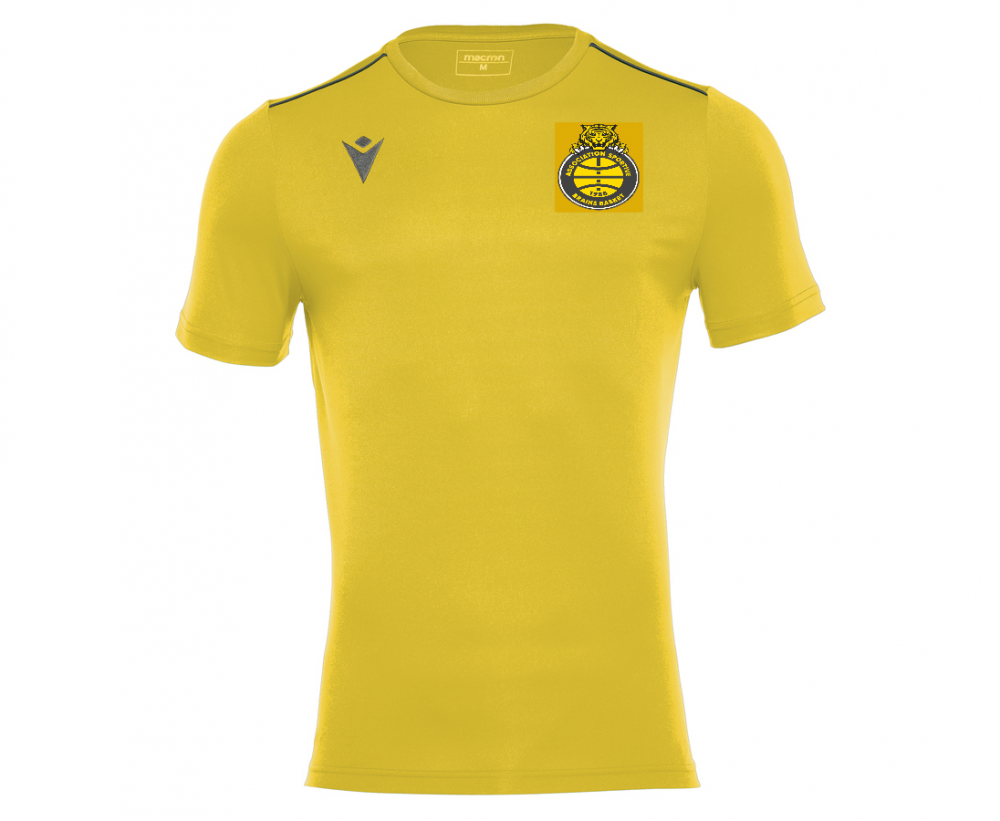 Macron Surmaillot rigel hero jaune, logo floqué | Image 1
