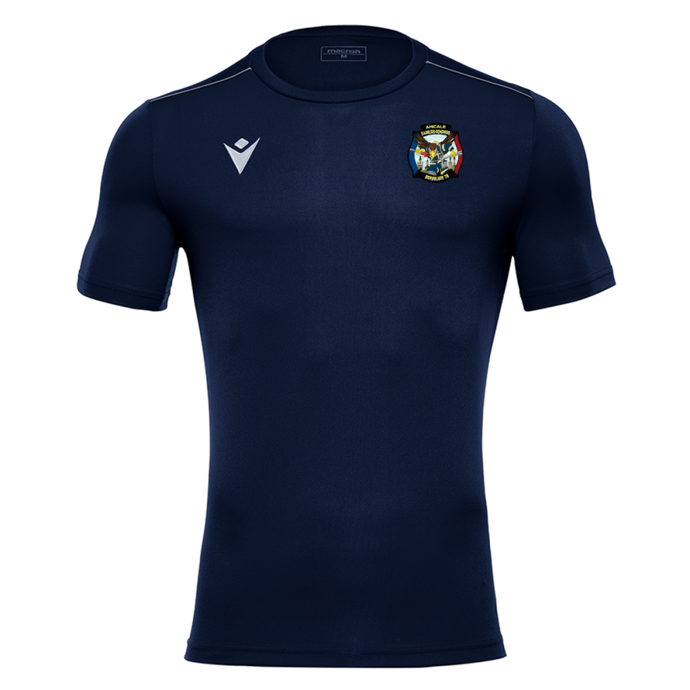 Macron Maillot rigel hero navy logo sérigraphié | Image 1