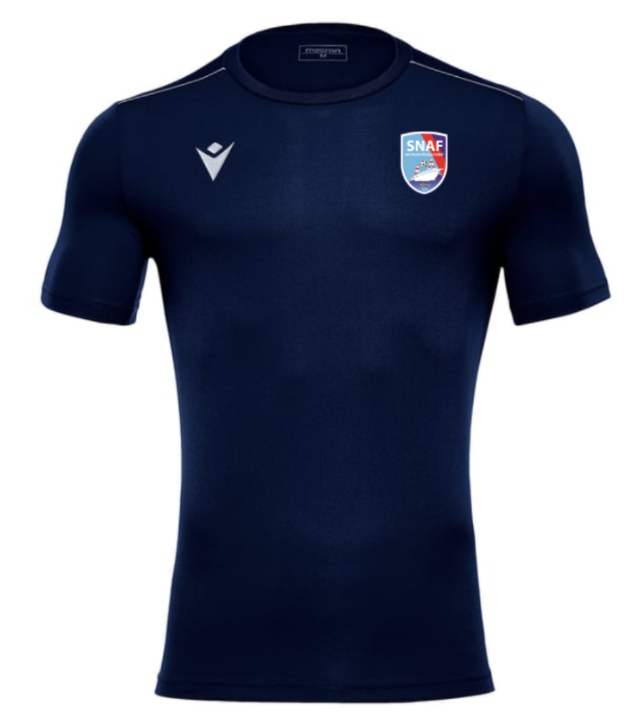 Macron Maillot rigel hero navy avec écusson | Image 1