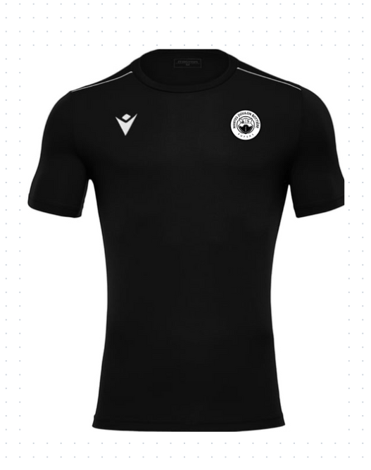 Macron Maillot rigel hero noir avec logo floqué | Image 1