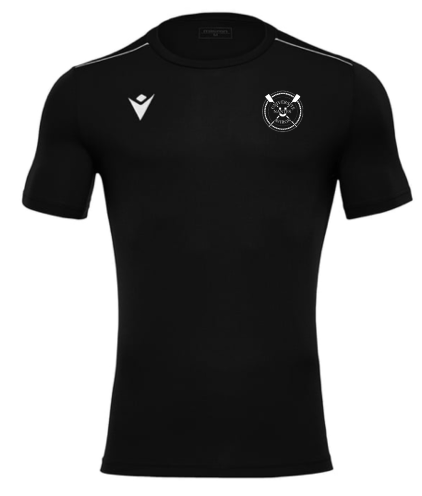 Macron Maillot rigel hero noir avec logo floqué | Image 1