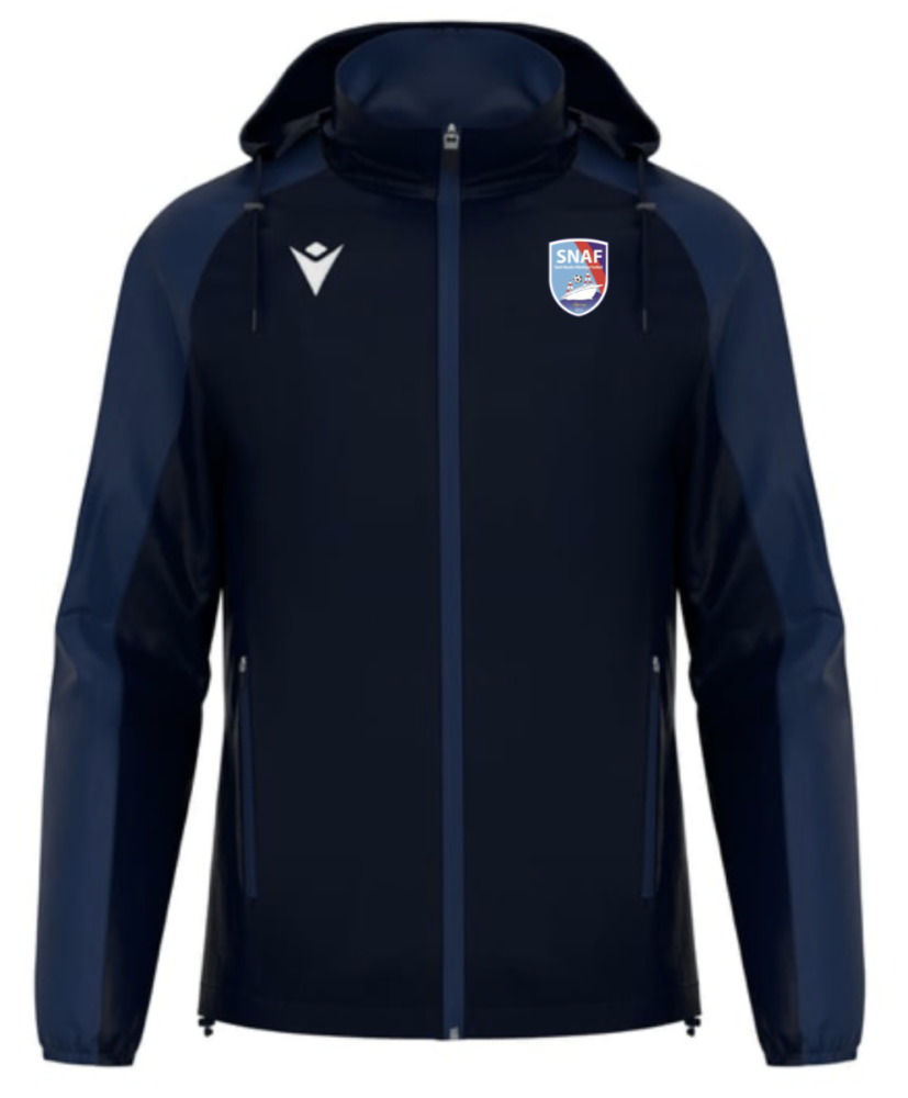 Macron Veste entrainement rivendell navy avec écusson | Image 1