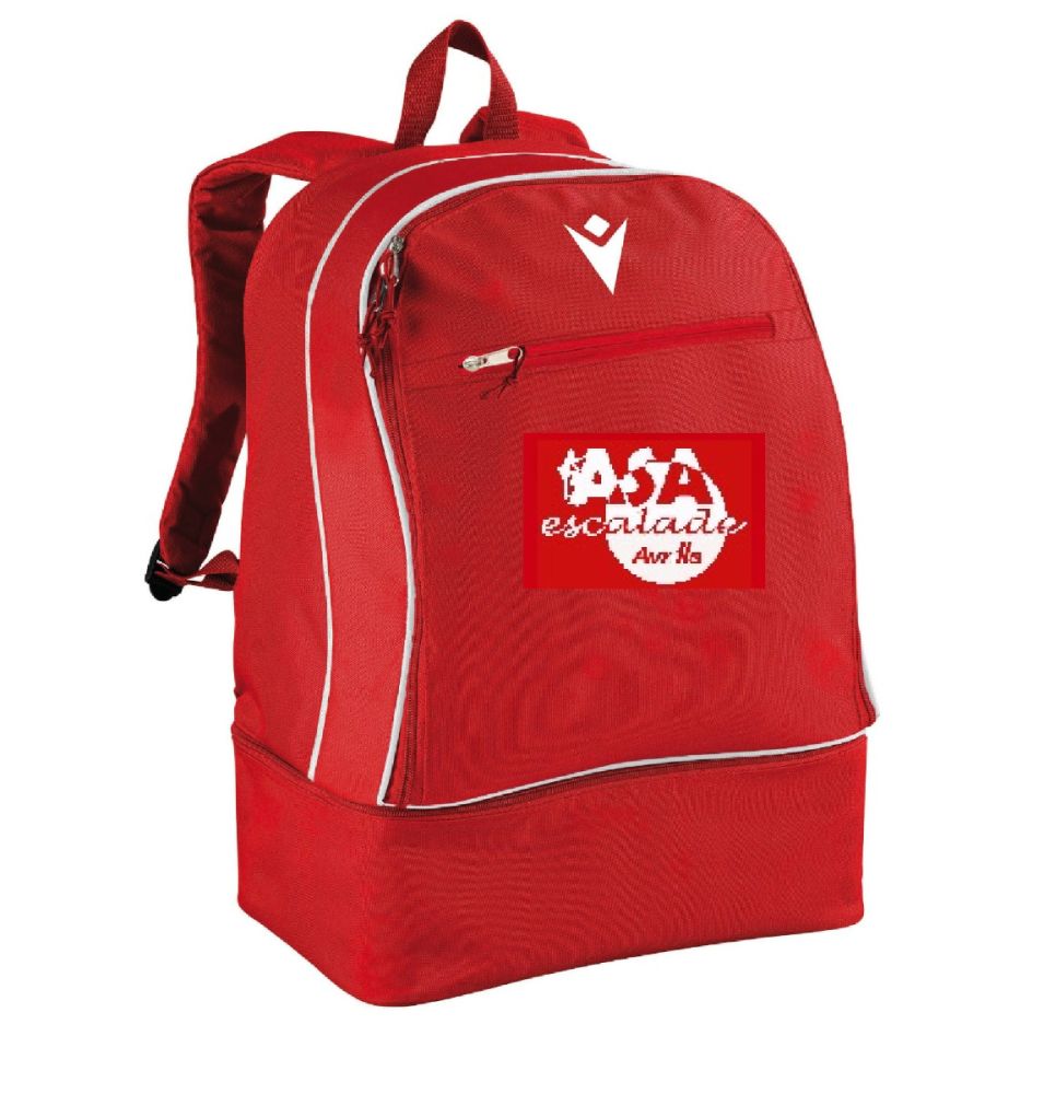 Macron Sac aca-evo rouge logo sérigraphié | Image 1