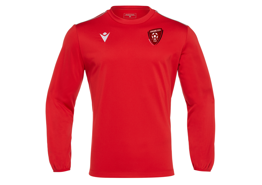 Macron Joueur : sweat salzach rouge logo s | Image 1