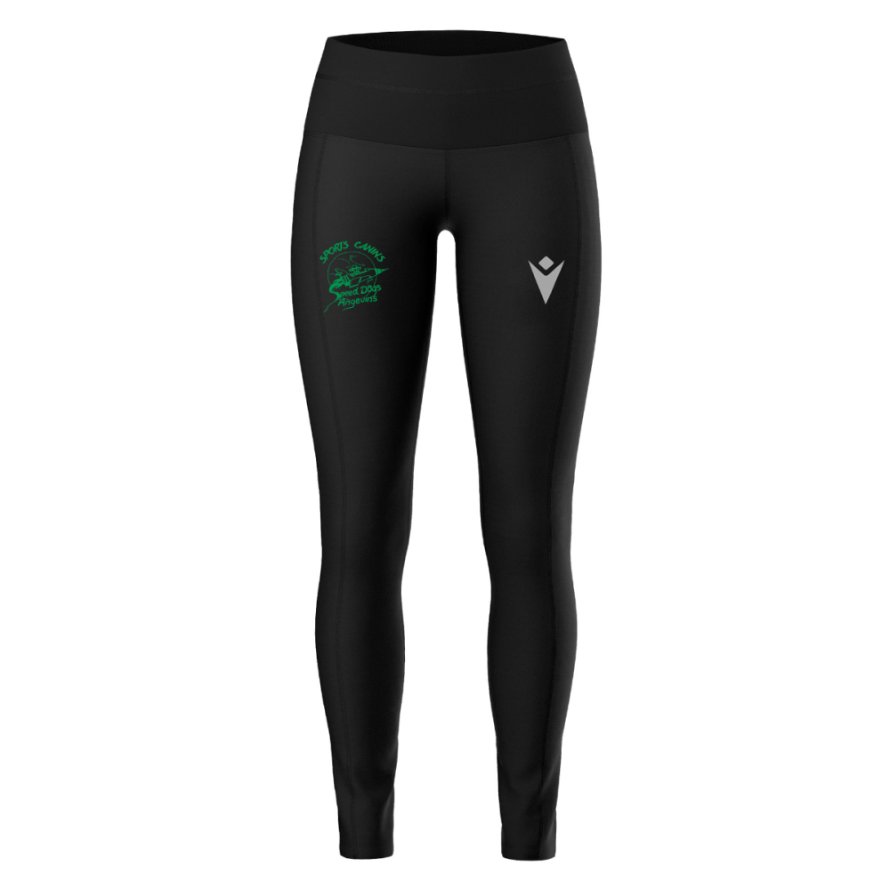Macron Legging femme sarez noir logo sérigraphié | Image 1