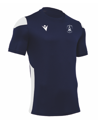 Macron Polis shirt nav/wht ss sr | Image 1