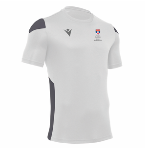 Macron Polis shirt wht/ant ss jr | Image 1
