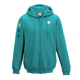 Macron Eft full zip hoody, turquoise | Image 1