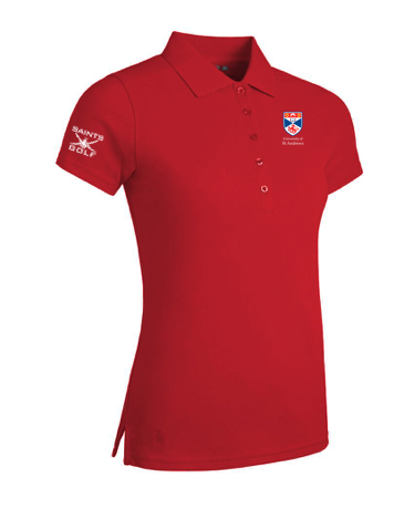 Macron Glenmuir paloma ladies polo, red jr | Image 1