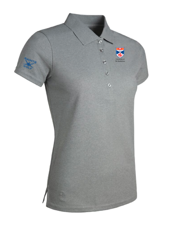 Macron Glenmuir paloma ladies polo, grey jr | Image 1