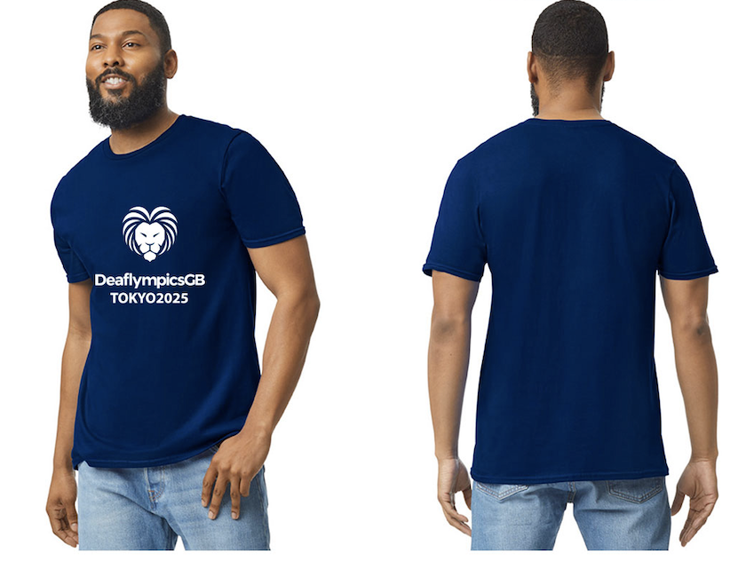 Macron Deaflympicsgb navy supporters t-shirt adult | Image 1