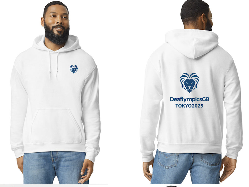 Macron Deaflympicsgb hoodie white | Image 1