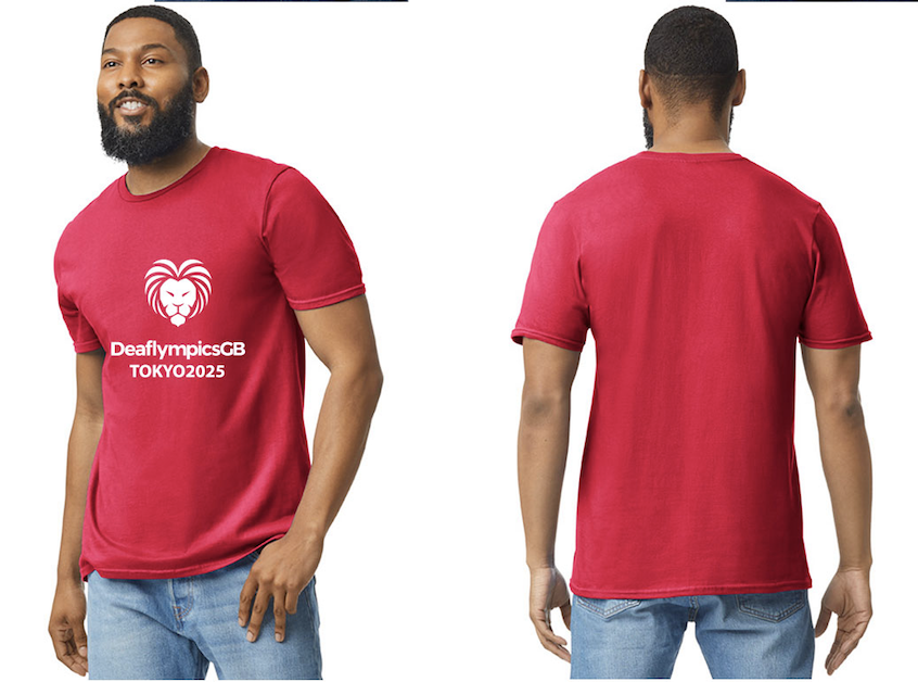 Macron Deaflympicsgb t shirt red | Image 1
