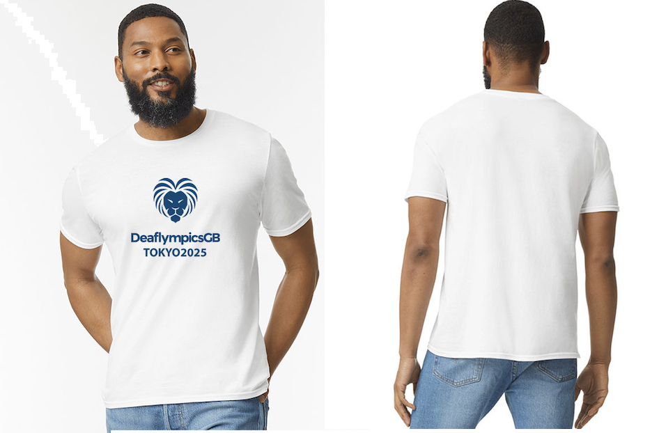 Macron Deaflympicsgb white supporters t-shirt adult | Image 1