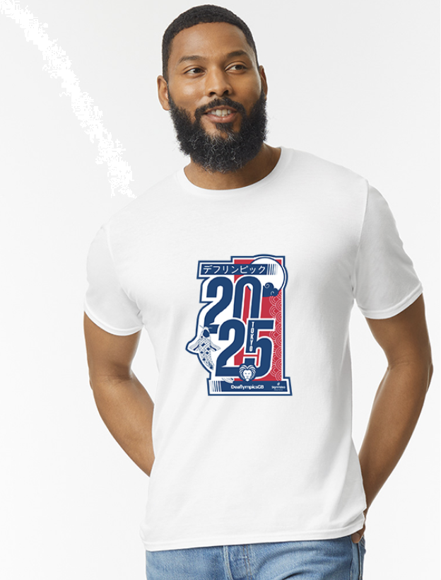 Macron Deaflympicsgb t shirt tokyo logo | Image 1