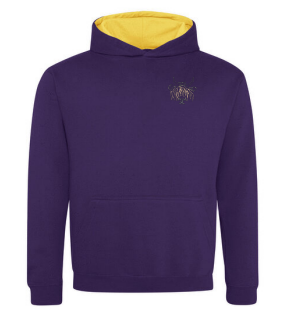 Macron Purple sun/yellow hoody | Image 1