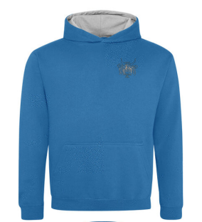 Macron Saphire blue and grey hoody | Image 1