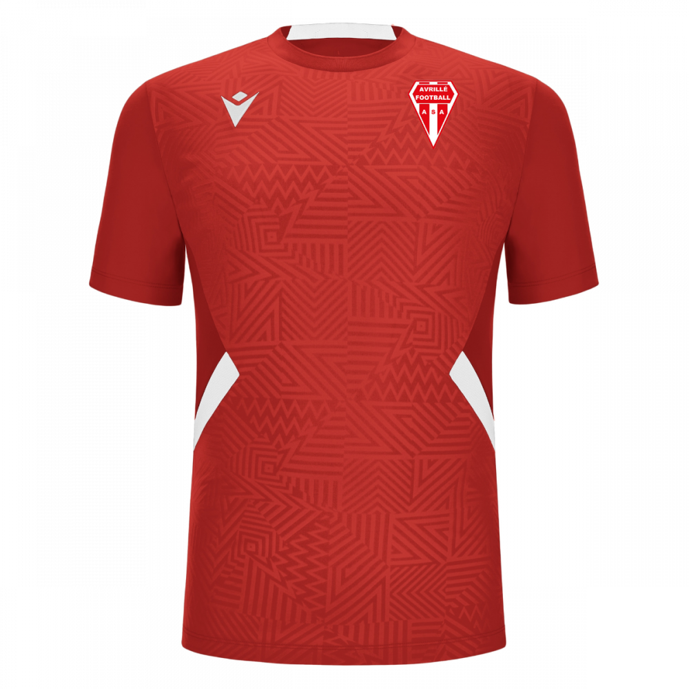 Macron Maillot shedir rouge/blanc logo t | Image 1