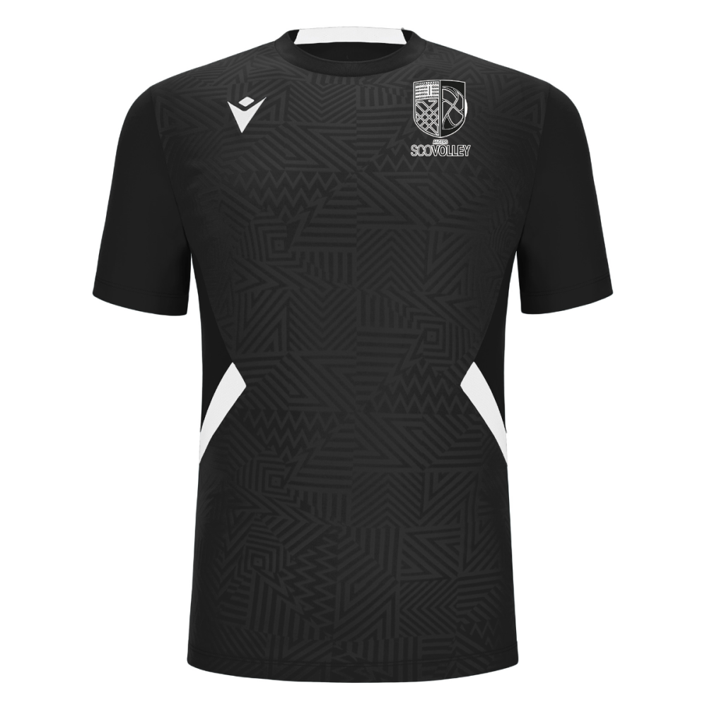 Macron Maillot pro shedir noir/blanc logo sérigraphié | Image 1