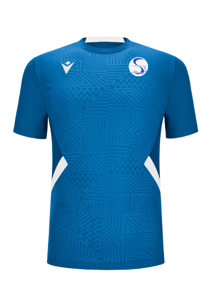 Macron Shedir maillot royal avec logo floqué | Image 1