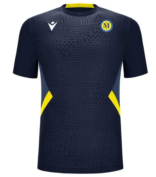 Macron Maillot shedir nav/jaune - logoté | Image 1