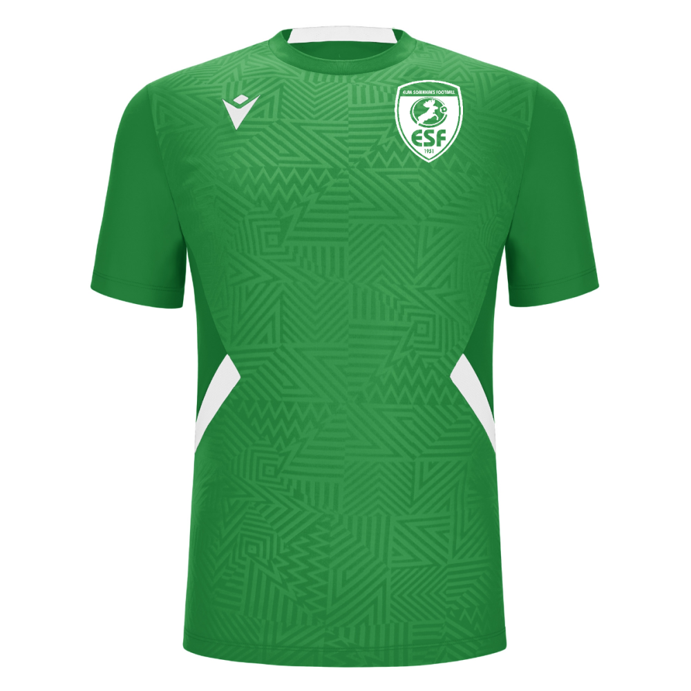 Macron Maillot shedir vert avec logo floqué | Image 1