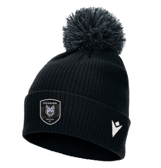 Macron Snow pom pom beanie black | Image 1