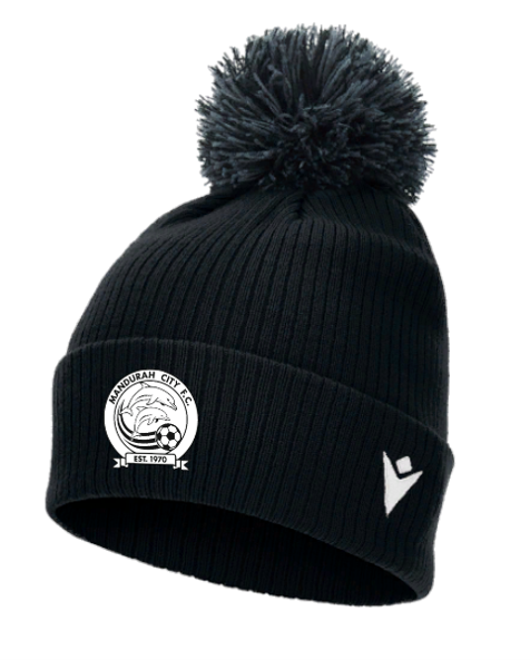 Macron Snow pom pom beanie black | Image 1