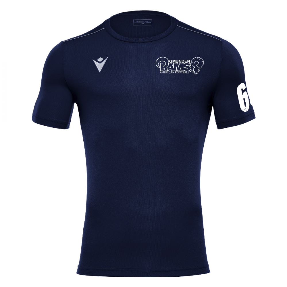 Macron Rams poly shirt nav ss | Bild 1