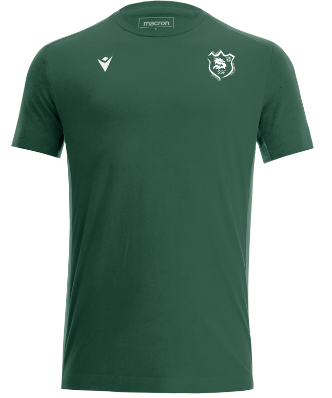 Macron Tee-shirt nevel coton vert foncé- logoté | Image 1