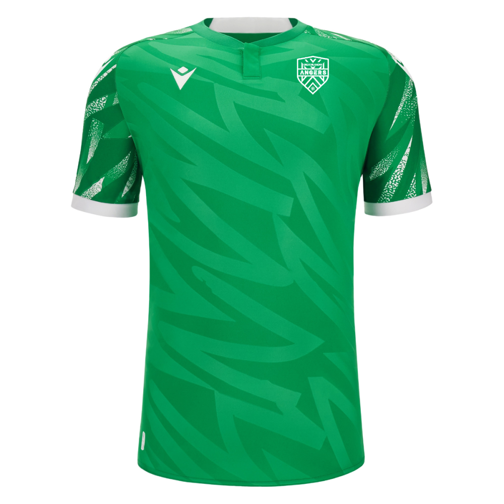Macron Maillot themis vert/blanc saison 24/25 logo s | Image 1