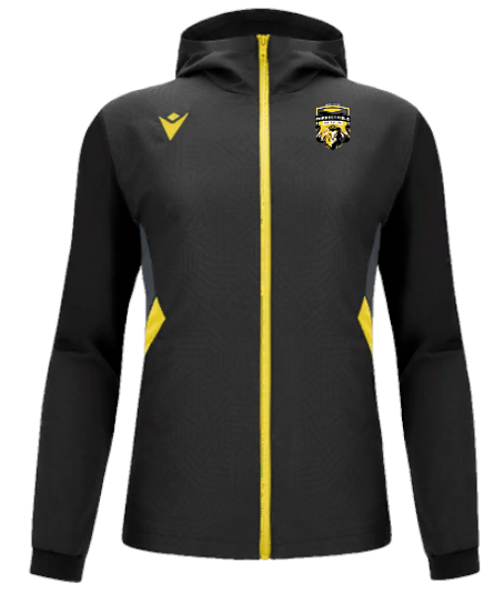 Macron Tiamat supporters elite zipped hoody black yellow | Image 1