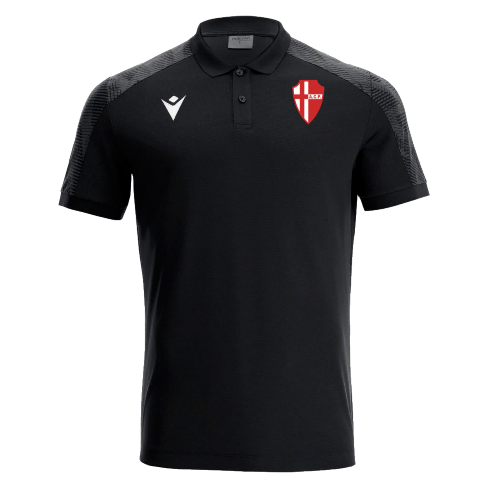 Macron Acp m23/24 travel staff poly polo ner sr | Immagine 1