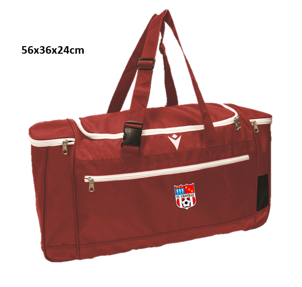 Macron Sac de sport trip medium rouge - logoté | Image 1