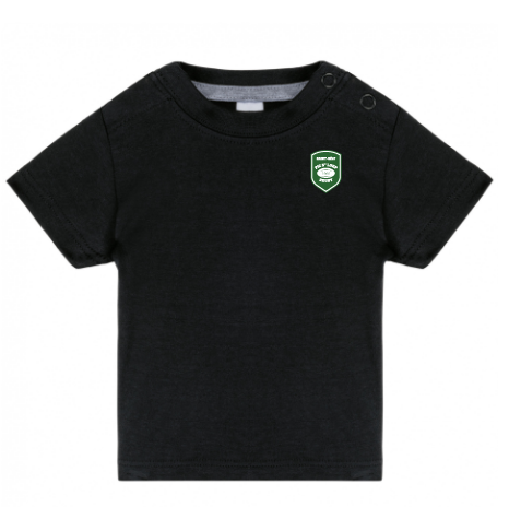 Macron T-shirt manches courtes bébé noir | Image 1