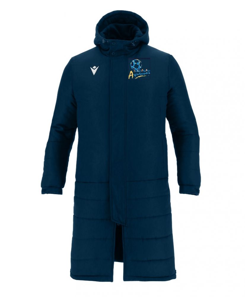 Macron Parka longue turvey navy logo brodé | Image 1