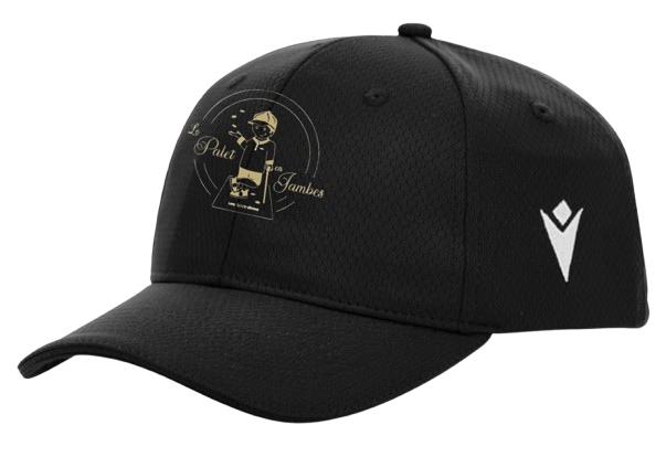 Macron Casquette twirl noire avec logo brodé | Image 1