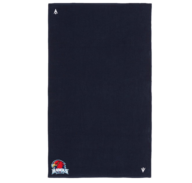 Macron Serviette 100x150cm twister navy brodé | Image 1