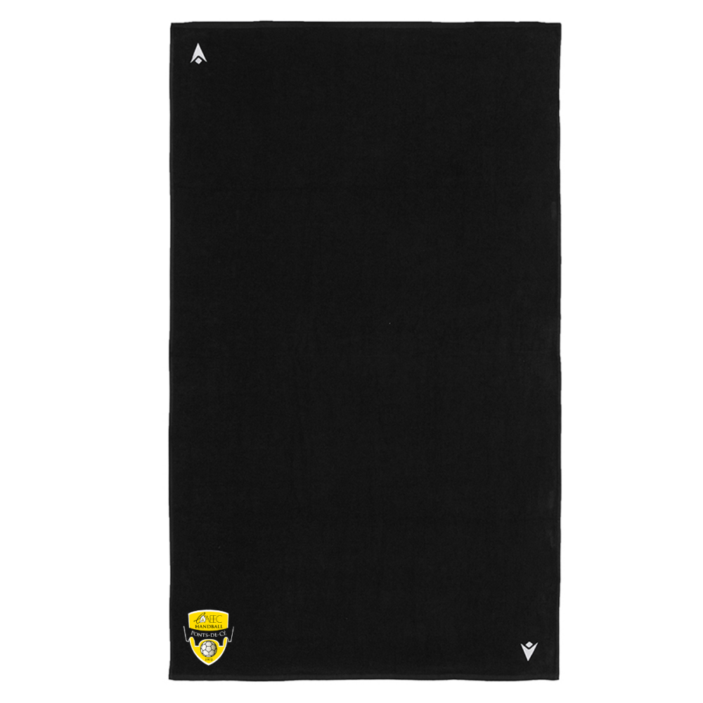 Macron Serviette twister 100x150 cm noir logo b | Image 1