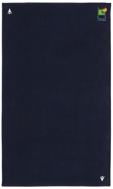Macron Serviette twister navy avec logo brodé 100 x 150 cm | Image 1