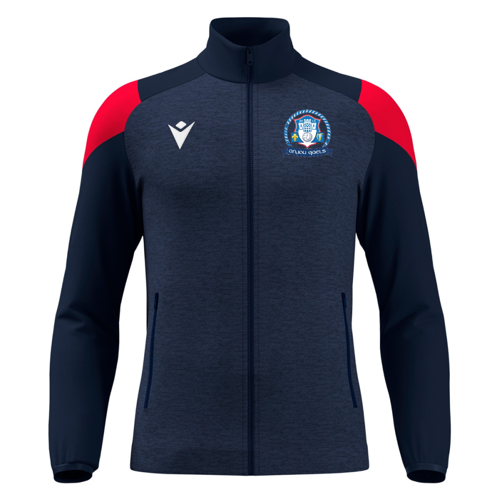 Macron Veste zippée vanir navy/rouge logo sérigraphié | Image 1