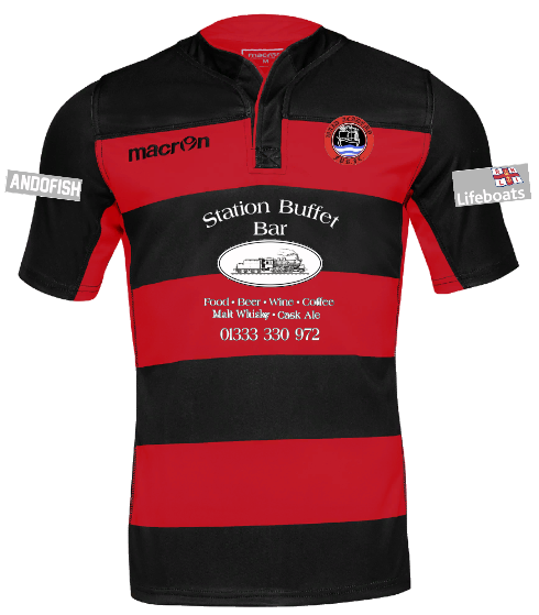 Macron Idmon shirt blk/red ss jr | Image 1