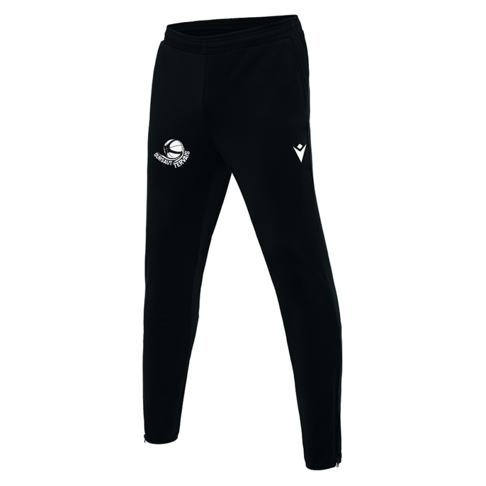 Macron Pantalon walo noir logo sérigraphié | Image 1