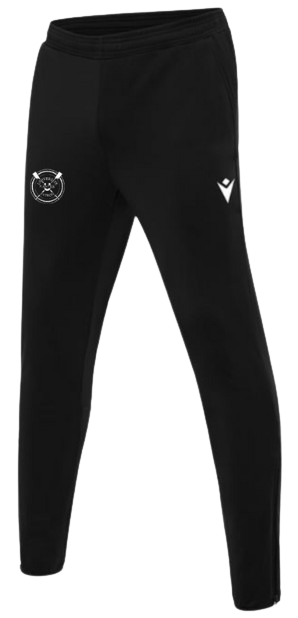 Macron Pantalon de sortie walo noir avec logo floqué | Image 1
