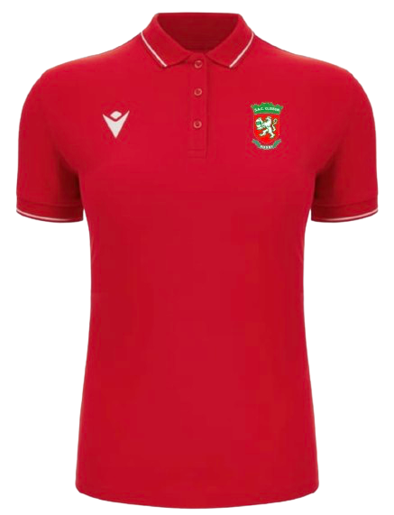 Macron Polo femme waltz eco rouge, logo brodé | Image 1