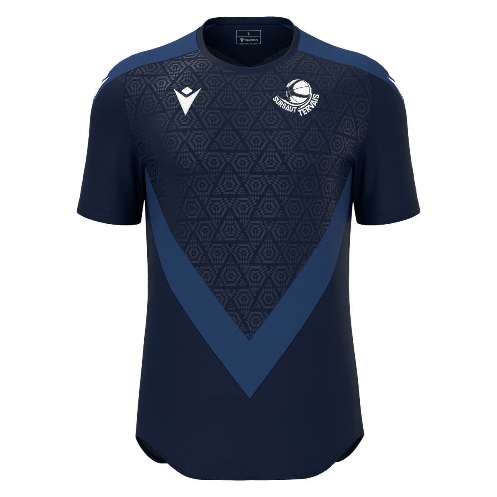 Macron Maillot wisp navy logo s | Image 1