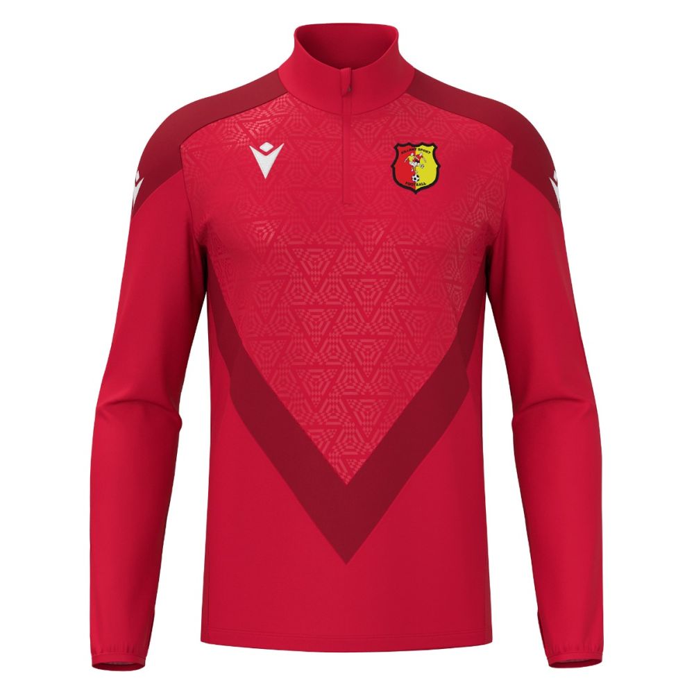 Macron Yaruga 1/4 zip maillot rouge | Image 1