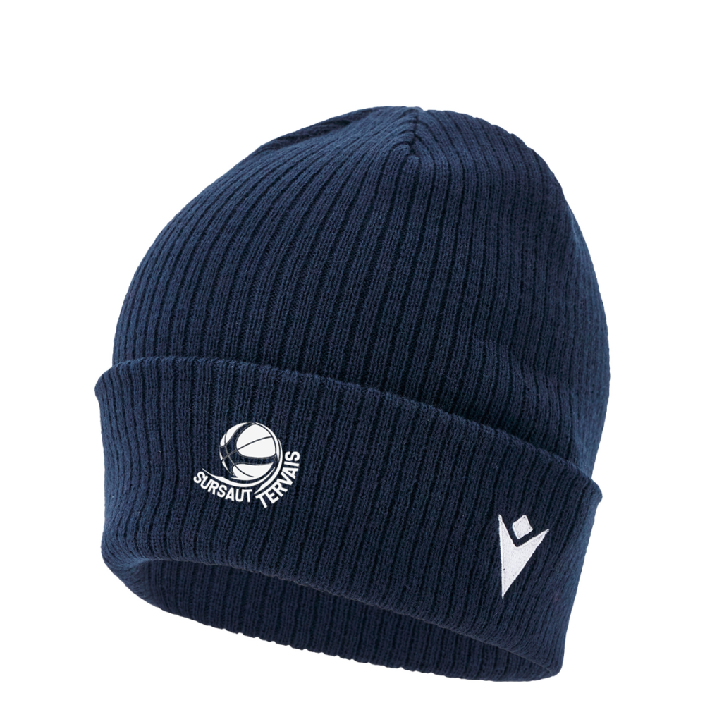 Macron Bonnet zima navy taille adulte sr logo brodé | Image 1